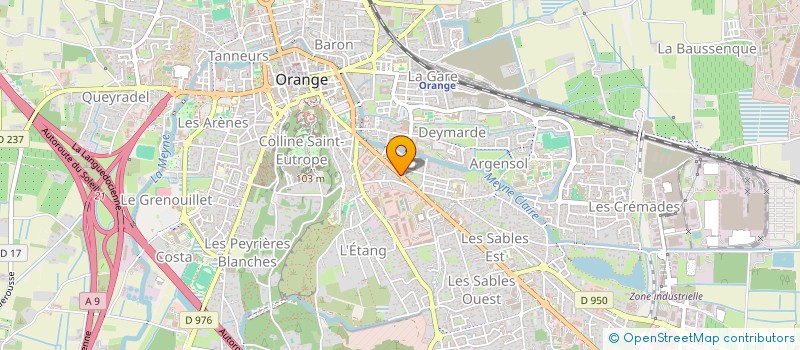 localisation de l'entreprise ISOFROID à ORANGE