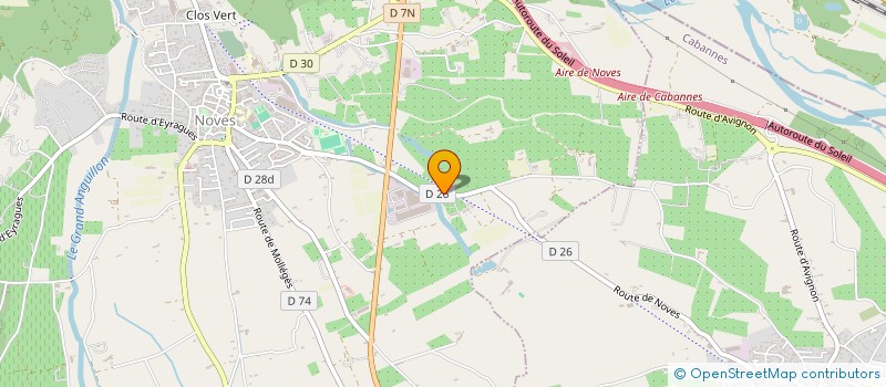 localisation de l'entreprise ISOFROID SERVICE à NOVES