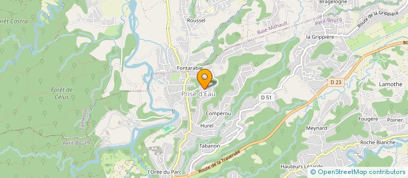 localisation de l'entreprise ISOGEC  PETIT-BOURG