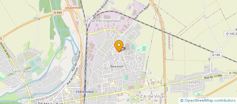 localisation de l'entreprise ISOJET à CHATEAUDUN