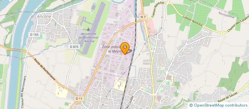 localisation de l'entreprise ISOKA ENVIRONNEMENT  MONTELIMAR