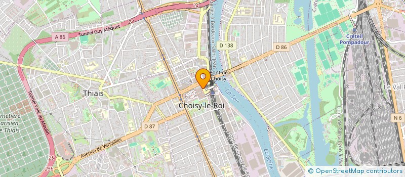 localisation de l'entreprise ISOKAN à CHOISY-LE-ROI