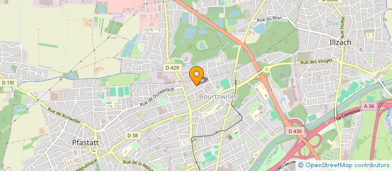 localisation de l'entreprise ISOKLAS à MULHOUSE