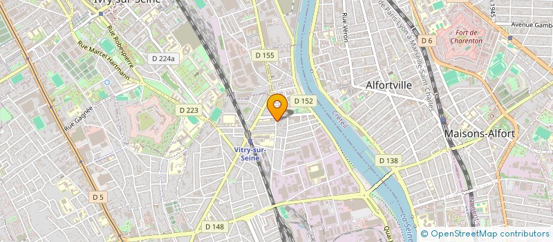 localisation de l'entreprise ISOL 2A à VITRY-SUR-SEINE
