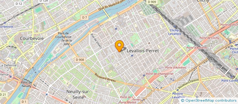 localisation de l'entreprise ISOL 2A 92 à LEVALLOIS-PERRET