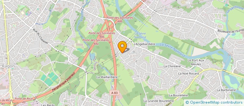 localisation de l'entreprise ISOL 44  VERTOU