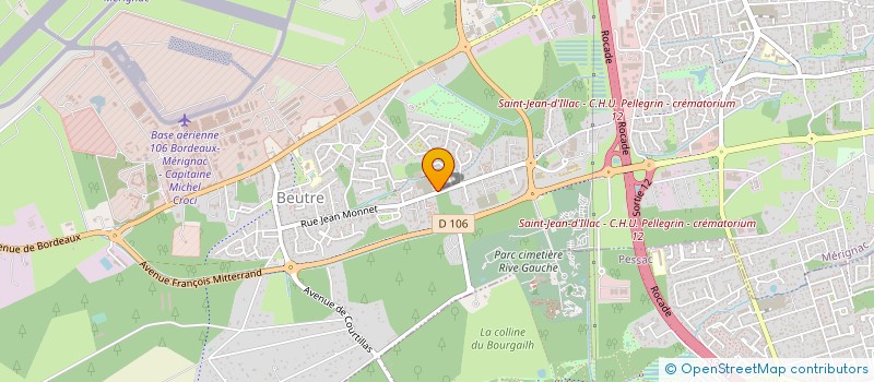 localisation de l'entreprise ISOL ACTION à MERIGNAC