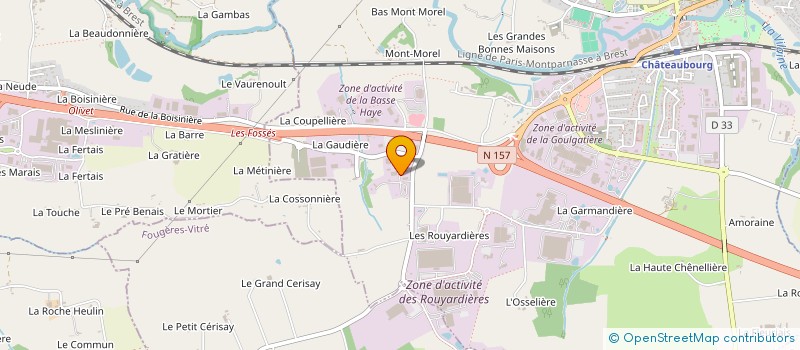 localisation de l'entreprise ISOL'ACTION FRANCE 35 à CHATEAUBOURG