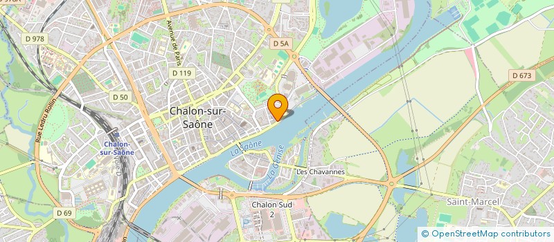 localisation de l'entreprise ISOL BOIS CONCEPT à CHALON-SUR-SAONE