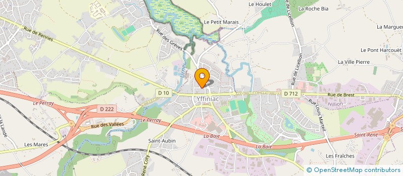 localisation de l'entreprise ISOL BRETAGNE à YFFINIAC