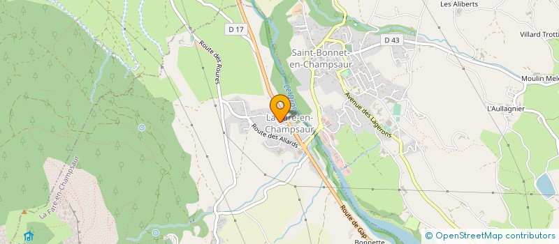 localisation de l'entreprise ISOL CHAMPSO  LA FARE-EN-CHAMPSAUR