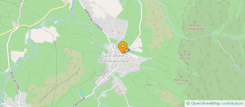 localisation de l'entreprise ISOL'CHAPE 11  SAINT-ANDRE-DE-ROQUELONGUE