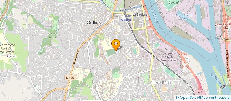 localisation de l'entreprise ISOL CONCEPT à OULLINS-PIERRE-BENITE