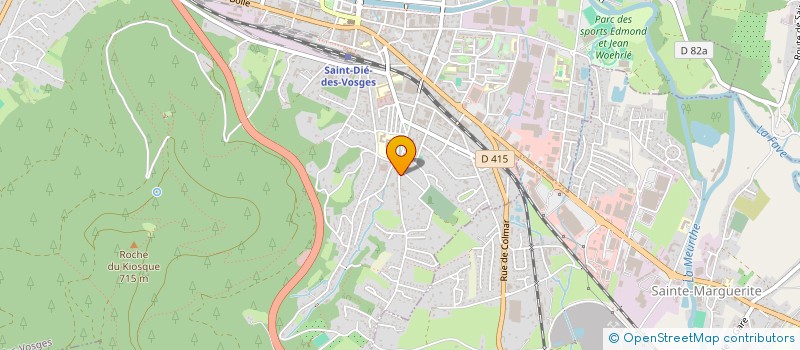 localisation de l'entreprise ISOL CONCEPT 88  SAINT-DIE-DES-VOSGES