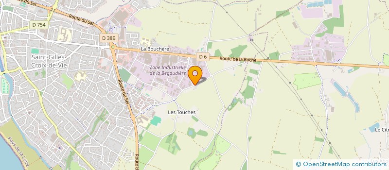 localisation de l'entreprise ISOL ECO OUEST à SAINT-GILLES-CROIX-DE-VIE