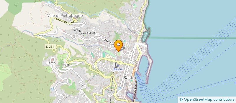 localisation de l'entreprise ISOL ETANCH à BASTIA