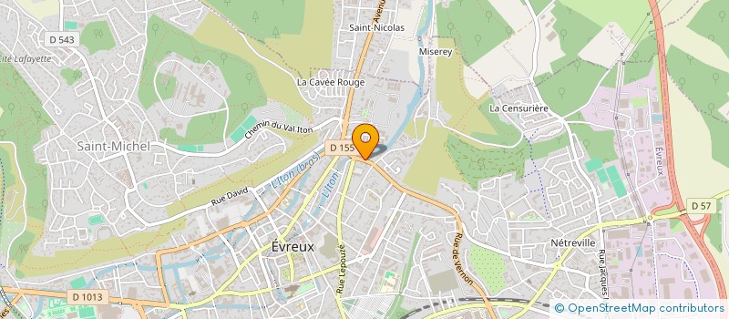 localisation de l'entreprise ISOL'EURE à EVREUX