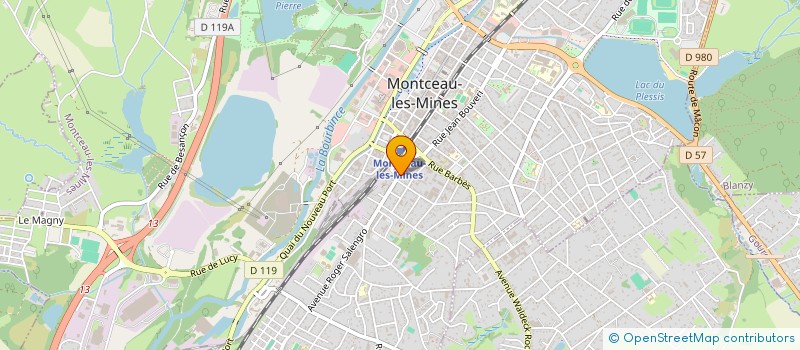 localisation de l'entreprise ISOL FACADE 71  MONTCEAU-LES-MINES