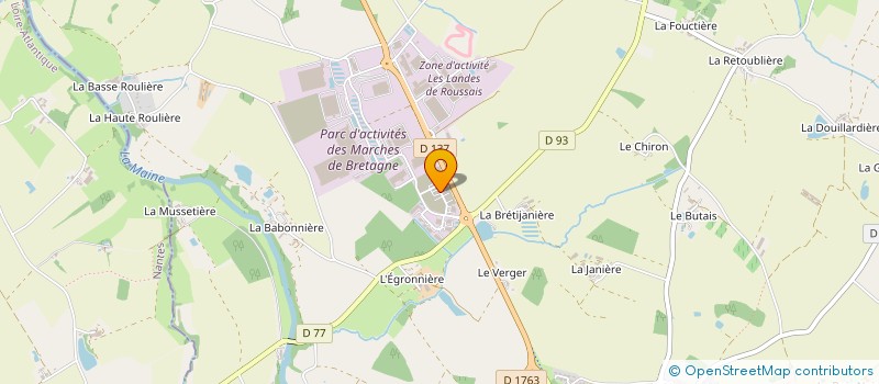 localisation de l'entreprise ISOL'FACADES 85 à MONTAIGU-VENDEE