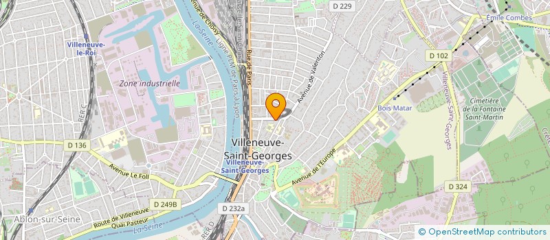 localisation de l'entreprise ISOL FENETRE ISOLANTE à VILLENEUVE-SAINT-GEORGES