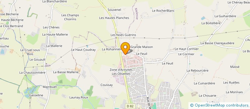 localisation de l'entreprise ISOL FRANCE  MELESSE