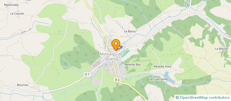localisation de l'entreprise ISOL FRANCE à MONTAIGU-DE-QUERCY