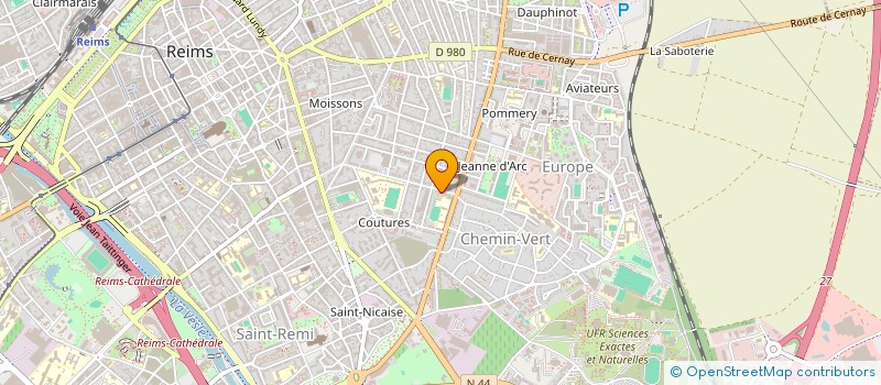 localisation de l'entreprise ISOL.HABITAT à REIMS