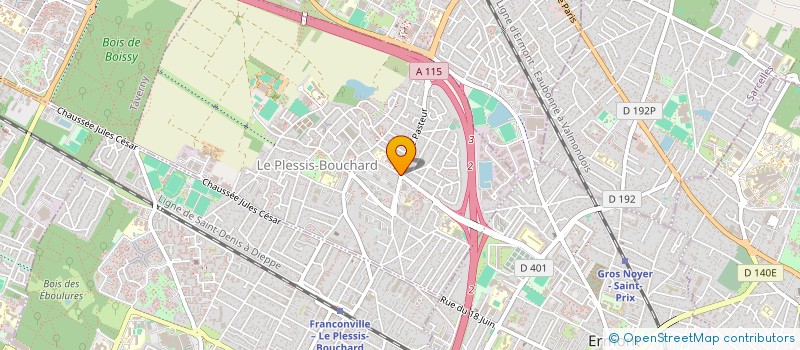 localisation de l'entreprise ISOL HABITAT  PLESSIS-BOUCHARD (LE)