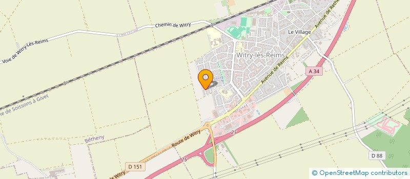 localisation de l'entreprise ISOL HARMONY à WITRY-LES-REIMS