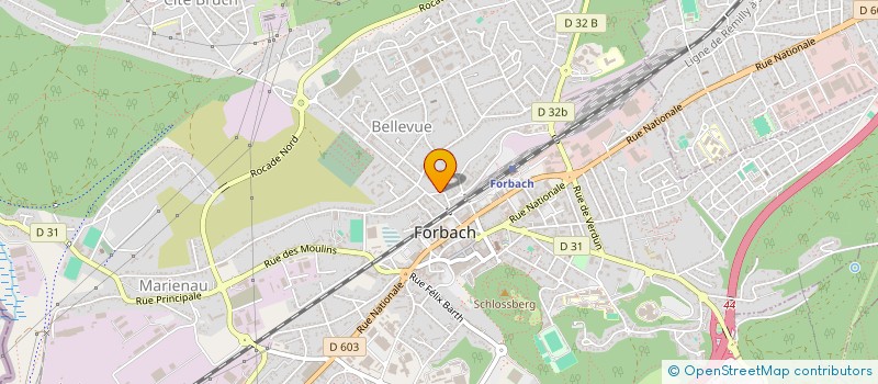 localisation de l'entreprise ISOL-HOME à FORBACH