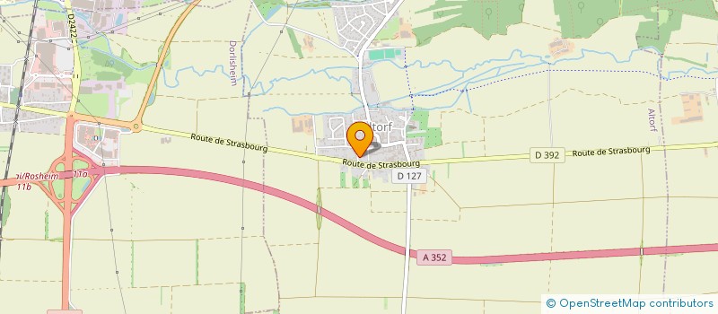 localisation de l'entreprise ISOL'HORIZON  ALTORF