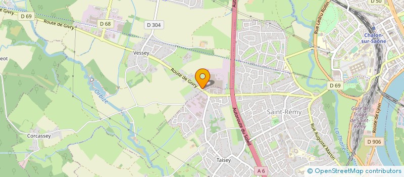 localisation de l'entreprise ISOL'IMMO à CHATENOY-LE-ROYAL