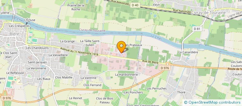 localisation de l'entreprise ISOL&MOI à BLERE