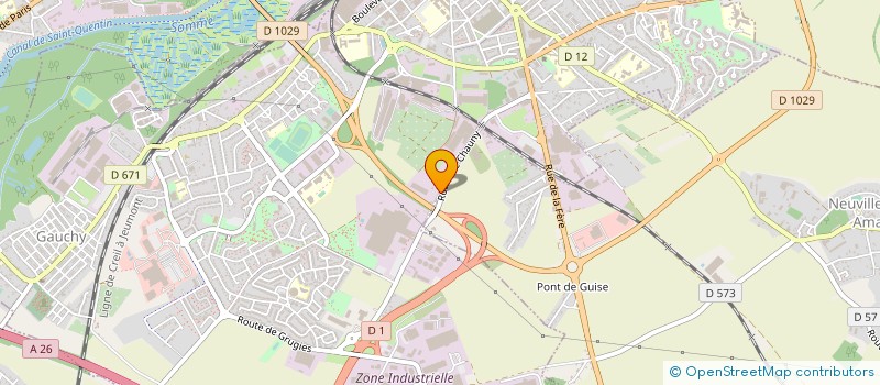 localisation de l'entreprise ISOL PICARDIE à GAUCHY