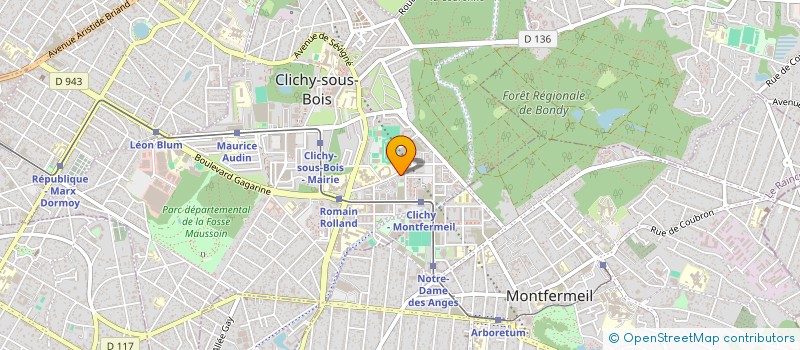 localisation de l'entreprise ISOL-PLAC PRO à CLICHY-SOUS-BOIS