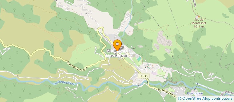 localisation de l'entreprise ISOL PLAQ CONCEPT  MONTPEZAT-SOUS-BAUZON