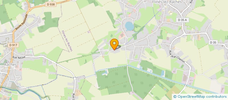 localisation de l'entreprise ISOL-PLATRE à FLINES-LEZ-RACHES