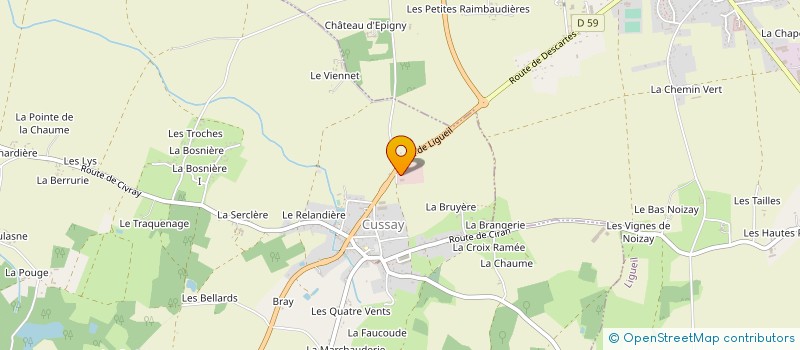 localisation de l'entreprise ISOL'PLUS à MANTHELAN