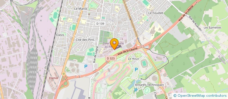 localisation de l'entreprise ISOL'POSE à LE MANS