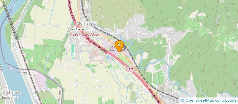 localisation de l'entreprise ISOL-PRO FACADES  MORNAS