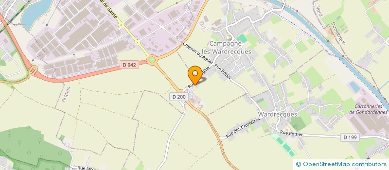 localisation de l'entreprise ISOL-PRO-FACADES  CAMPAGNE-LES-WARDRECQUES