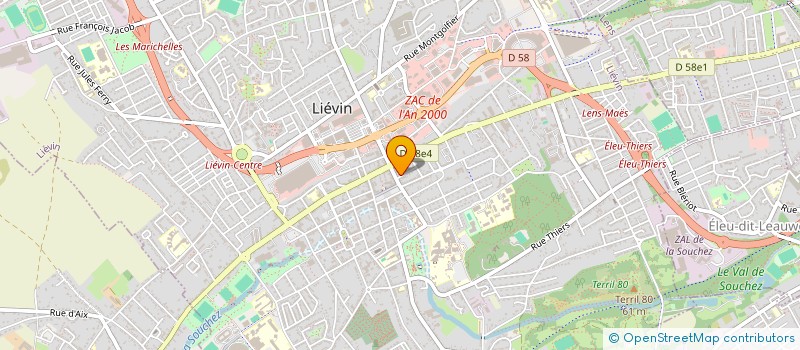 localisation de l'entreprise ISOL-PVC  LIEVIN