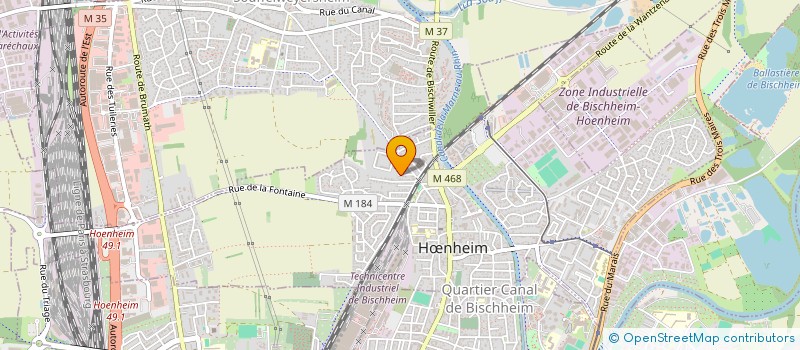 localisation de l'entreprise ISOL RENOV  HNHEIM