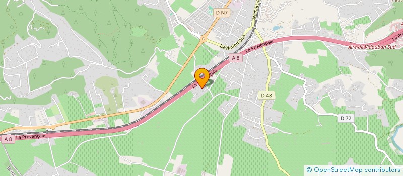 localisation de l'entreprise ISOL SUD EST à VIDAUBAN