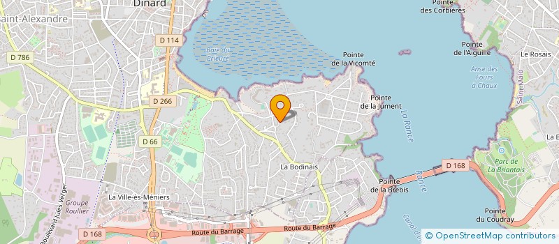 localisation de l'entreprise ISOL SYS  DINARD