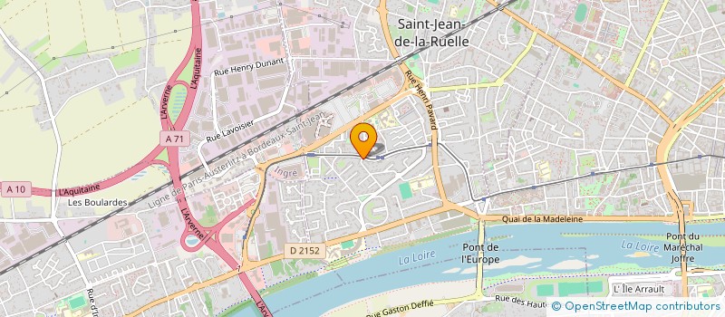 localisation de l'entreprise ISOL TECH 45 à SAINT-JEAN-DE-LA-RUELLE