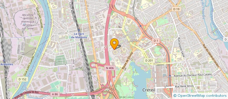 localisation de l'entreprise ISOL'TOUT  CRETEIL
