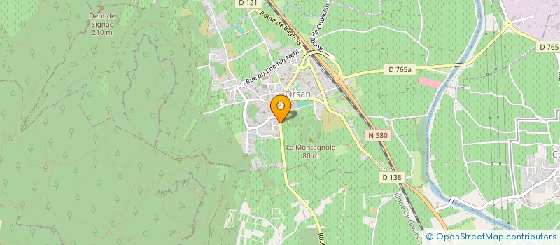 localisation de l'entreprise ISOL30  BAGNOLS-SUR-CEZE