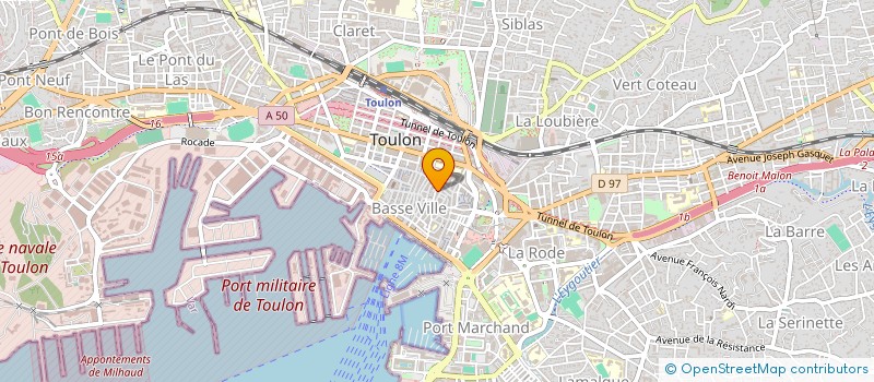 localisation de l'entreprise ISOLA  TOULON