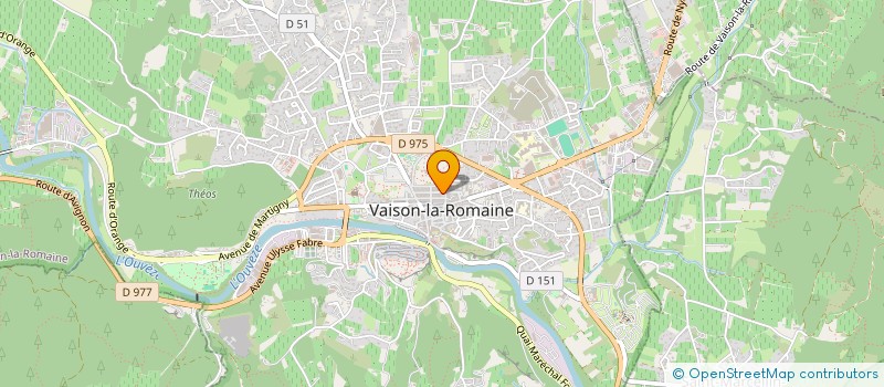 localisation de l'entreprise ISOLA BELLA  VAISON-LA-ROMAINE